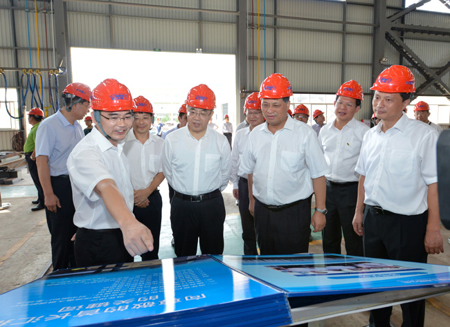 Hu chunhua and Ma xingrui visited to huayu group the second time